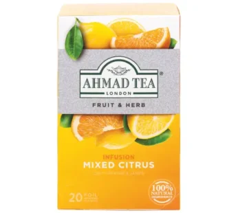 مشروب اعشاب بنكهة ميكس ليمون وبرتقال احمد تي 20 فتلة