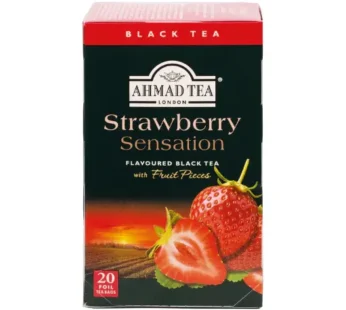 شاي احمد بنكهة الفراولة 20 فتلة