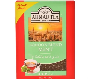 شاي احمد اسود بالنعناع لندن بلند 200 جم