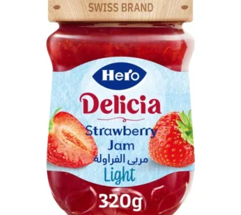 مربى فراولة لايت هيرو 320 جم