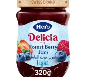 مربى توت الغابة لايت هيرو 320 جم